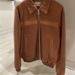 Lacoste Men's Tan Bomber Jacket